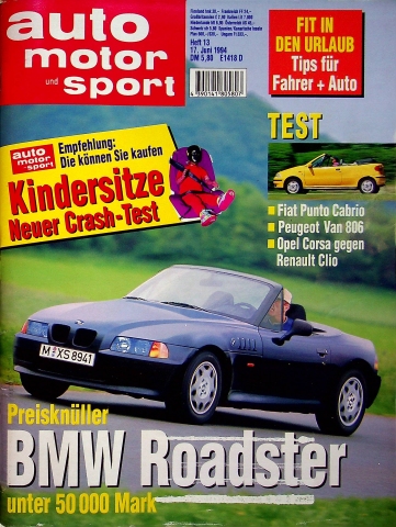Deckblatt Auto Motor und Sport (13/1994)